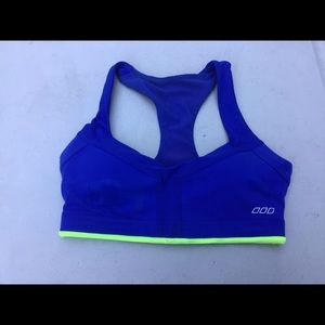 LORNA JANE ATHLETIC SPORT BRA YOGA GYM Women Blue